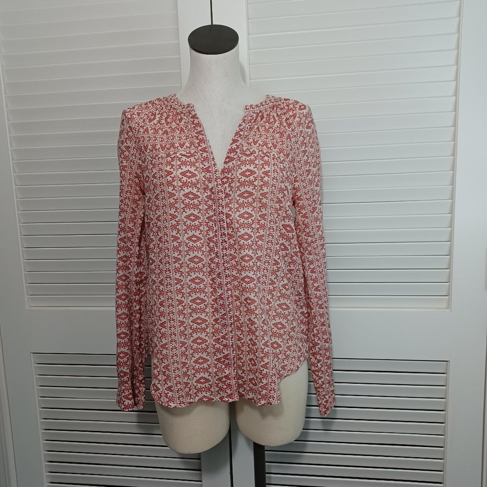 Paige Button Front Tunic Blouse